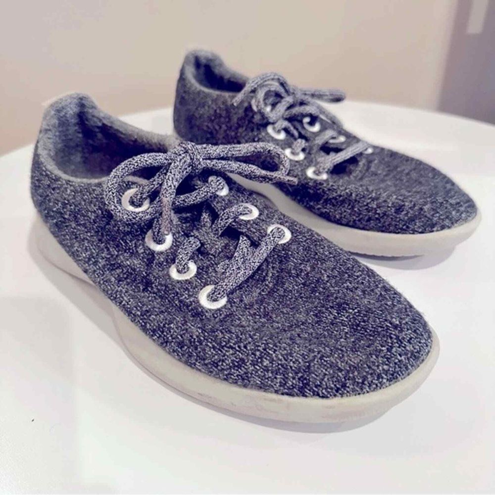 Allbirds Wool Runners Gray Sneakers Lightweight Walking Shoes Size 7